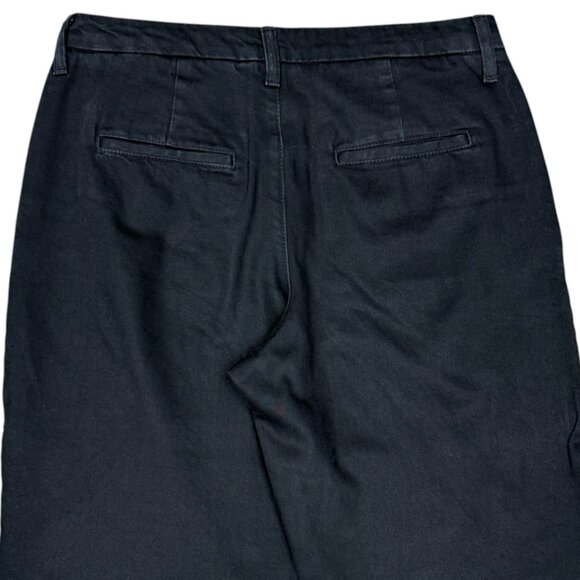 BANANA REPUBLIC Women's EUC‎ Luxe Mid-Rise Straight Pleated Jeans | Size 31/12 P - Picture 8 of 13